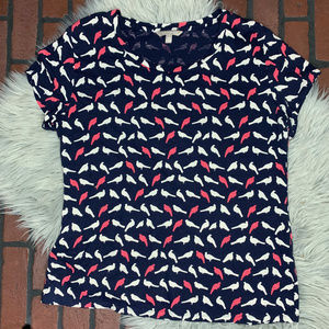 Banana Republic Top | Bird Shirt